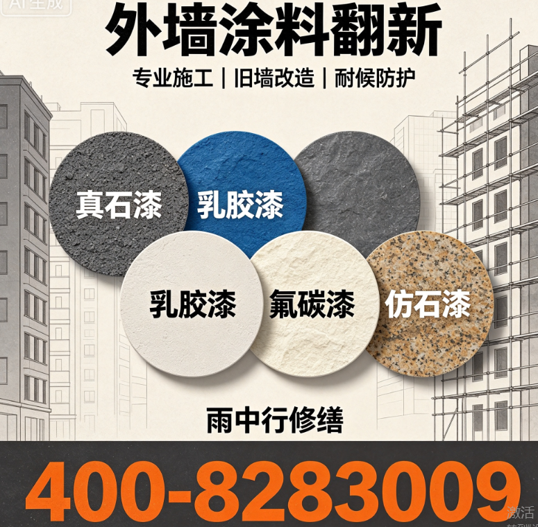 广州2026从化市外墙防水哪家公司好