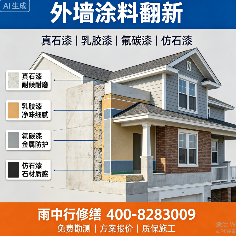 广州2026从化市外墙防水价格是多少